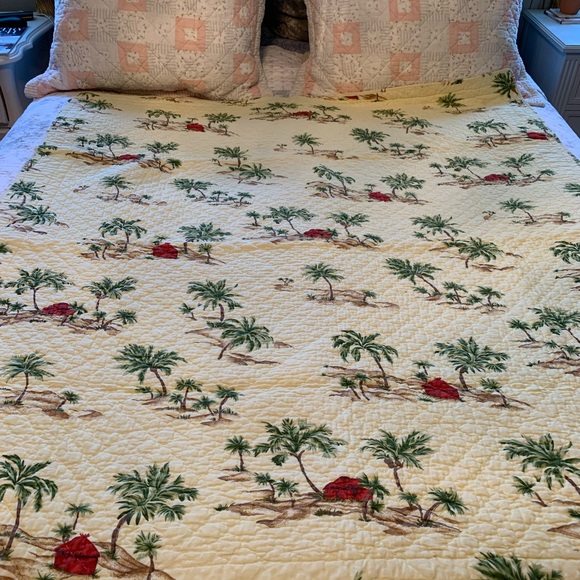 tropical design quilt